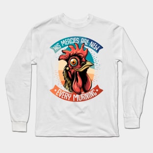 His Mercies are New Every Morning Long Sleeve T-Shirt